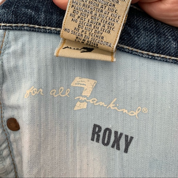 ♡ 7 FOR ALL MANKIND Low-waisted Jeans - Picture 6 of 7